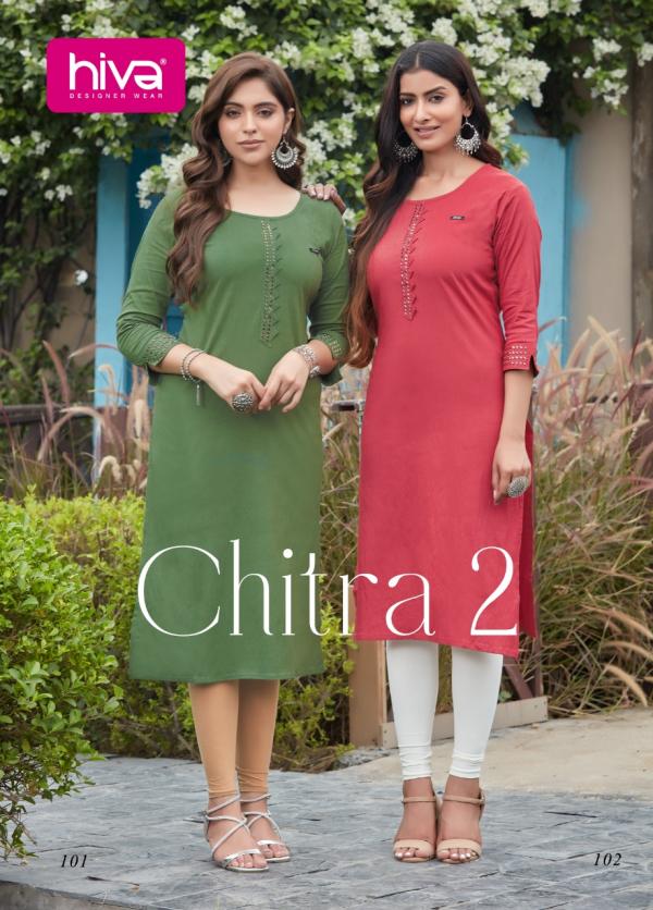 Hiva Chitra Vol 2 Lycra Designer Kurti collection